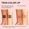 617uqvv1nrL._SL1500_.jpg Lip Stain Peel Off for Women - 3 Color Set (Nude Brown, Red Brown, Classic Red) | Long Lasting, Waterproof, Non-Sticky, Hydrating | Peel Off Lip Tint Gloss Kit for Teens & Girls