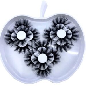 6182fHnWaqL._SL1000_.jpg HBZGTLAD 9 pairs Natural Long False Eyelashes 25mm 5d Mink Eyelashes Thick Full Strip Lashes Luxury Makeup Dramatic Lashes 3D Mink Lashes (KD-111)