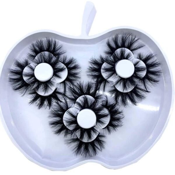 6182fHnWaqL._SL1000_.jpg HBZGTLAD 9 pairs Natural Long False Eyelashes 25mm 5d Mink Eyelashes Thick Full Strip Lashes Luxury Makeup Dramatic Lashes 3D Mink Lashes (KD-111)