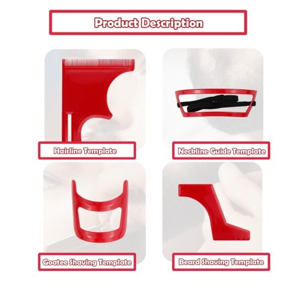 618SEFubTUL._SL1500_.jpg Beard Shaping And Styling Tool, Beard Grooming Shaping Tool, Set of 4 Beard Beard Shaping Comb for Beard Shaving Hair Styling Hairline Goatee Template and Hairline Shaping Tool (Black)