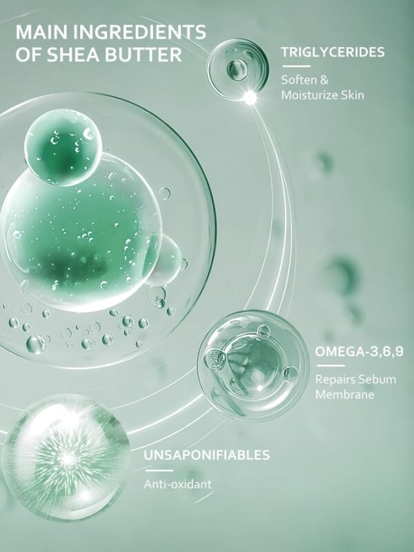 Body Lotion with 25% Shea Butter & Vitamin E, Body Moisturizer Pump Hand Lotion for Dry Skin, Deep Moisturizing Cream for Dry Hands, 10.15 Fl Oz