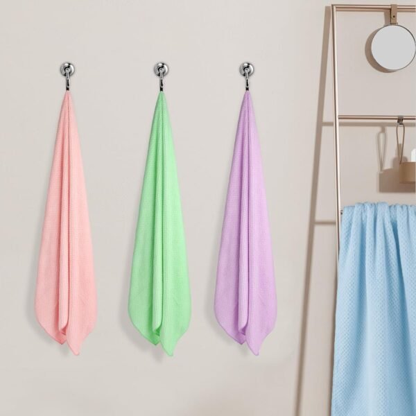 HOMEXCEL Bath Towel Set Pack of 4, 30 x 60 Inches Large Microfiber Bath Towels, Soft, Absorbent, and Quick Dry Towels for Bathroom, Pool, Beach, Swim, and Yoga, Large Bathroom Towels for Daily Use