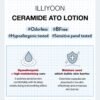 ILLIYOON Ceramide Ato Lotion 528ml(17.85oz) | Daily Moisturizing Lotion for All Skin Types | Deep Moisturizing and Soothing Effect | Korean Skin Care