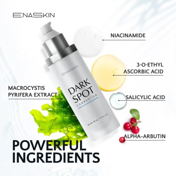 618yKY252BL._SL1500_.jpg EnaSkin Dark Spot Remover for Face and Body: Advanced Formula Spot Corrector Cream to Fade Age Spots, Sun Spots, Freckles, Melasma, and Brown Spots for Women and Men (1.7 Oz)