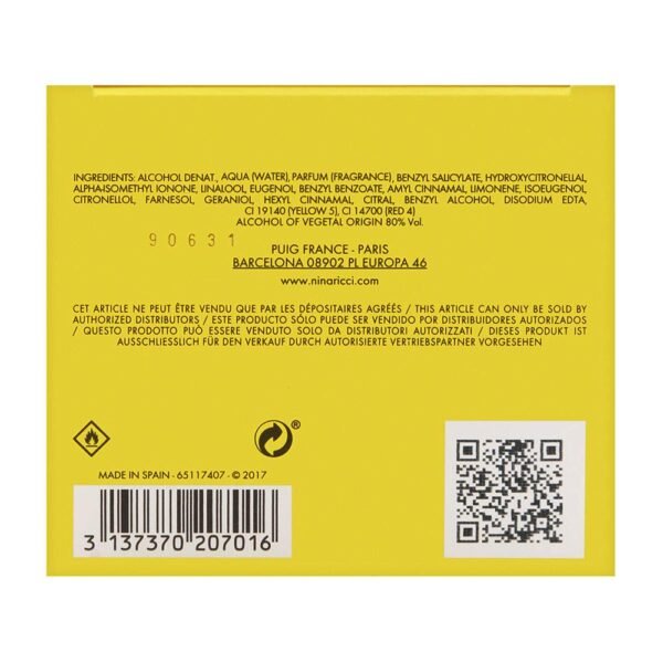 L'air du Temps by Nina Ricci for Women 3.4 oz Eau de Toilette Spray