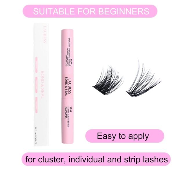 6199JABxeLL._SL1500_.jpg Lash Bond and Seal Mascara for Long Lasting Waterproof Eyelash Extensions - 5ml+5ml