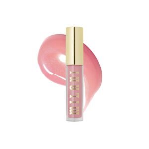 619CrYKqLL._SL1500_.jpg Milani Lip Gloss, Keep It Full Nourishing Lip Plumper with Hyaluronic Acid & Peptides for Soft, Fuller-Looking Lips (0.13 Fl. Oz.) Sparkling Pink