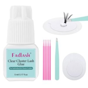 619fWhU3dL._SL1500_.jpg Lash Cluster Glue Fast Drying Long Lasting DIY Waterproof Clear Lash Glue for Eyelash Clusters for Self Application