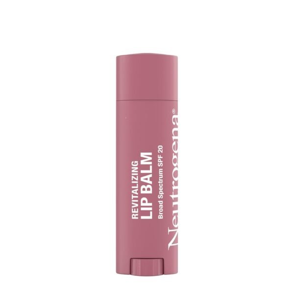 619h1jvbWOL._SL1500_.jpg Neutrogena Revitalizing Tinted Lip Balm Broad Spectrum SPF 20 Sunscreen, Moisturizing Lip Balm with a Sheer Tint for Softer, Smoother, Healthier-Looking Lips, Sheer Petal Glow 40, .15 oz
