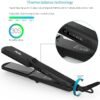 61B-4Vf9oPL._AC_SL1000_.jpg Pulla Hair Straightener and Crimper - 4 in 1 Tourmaline Ceramic Flat and Curling Iron for Hair Styling with Adjustable Temperature - Salon High Heat 320°F - 430°F for All Hair Types