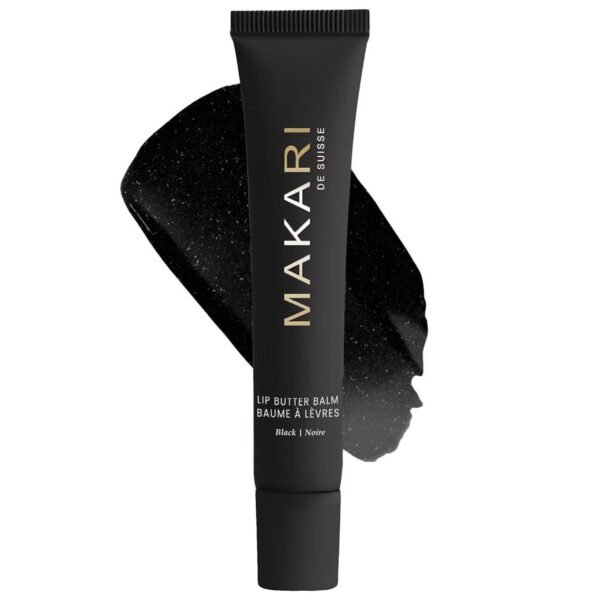 61B8xhr4HpL._SL1500_.jpg Makari Black Lip Butter Balm, Ultra-Nourishing Moisturizer for Dry, Chapped Lips, Black Flavor, Lightweight Non-Greasy Formula for Daily Hydration, All Skin Types, 0.5 oz
