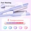 61BIGlo8T6L._AC_SL1500_.jpg Hair Crimper,2 Barrel Curling Iron Anti-Scald,1.25Inch/32mm Rapid Heating Wave Iron,Crimper Hair Tool,5 Temp Adjustable Curling Wand