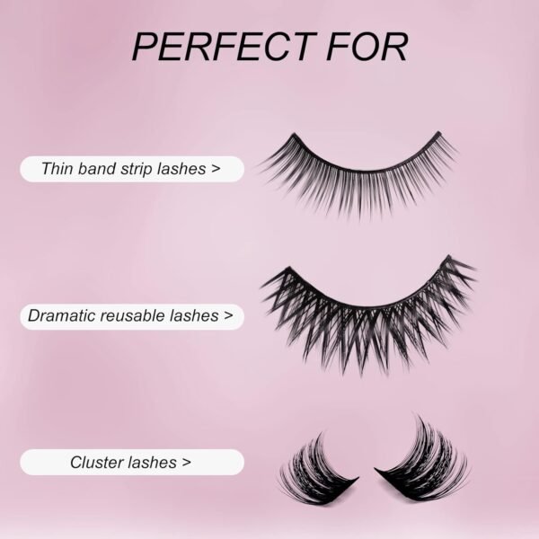 FADLASH Super Strong Hold Clear Eyelash Glue for False Lashes, Waterproof, Sensitive Eyes, 5g