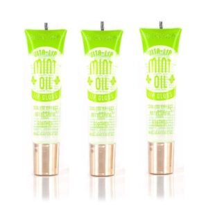 61BcMjG07oL._SL1000_.jpg Ruby Kisses Broadway Vita-Lip Clear Lip Gloss (Mint Oil 3 Pack), Ultra-Hydrating & Soothing Formula with Vitamin Oils, High-Shine Non-Sticky Finish, Nourishing Glossy Lip Balm With Cooling Effect