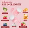 61Bw7R1crRL._SL1000_.jpg Strawberry Lip Scrub And Mask Set, Sugar Exfoliator Lip Scrub For Dark Lips To Lighten, Lip Care Kit, Sleeping Lip Mask, 1.4 oz / 2-piece