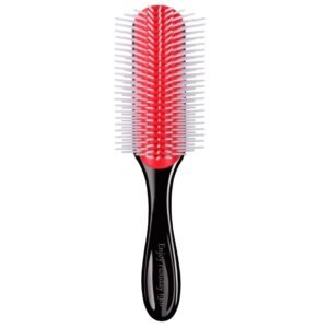 61ByaVYcxL._SL1500_.jpg Hair Brush for Women Men Curly Wet or Dry Hair Classic Styling Brushes 9 Row for Natural Thick Hair, Blow Separating, Shaping Defining Detangling Curls Tools Travel Bristle Black Hairbrush