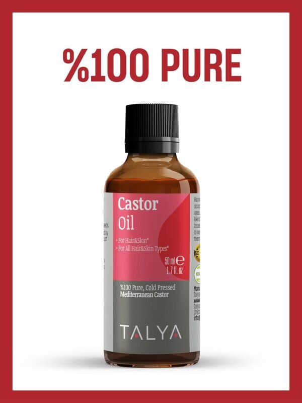 61CwMGtz3ZL._SL1500_.jpg Castor Oil 1.7 oz (50 ml) - Cold Pressed - Boost Hair Growth - Growth for Eyelashes, Eyebrows - Moisturizing Massage Oil for Aromatherapy - Vegetarian, Non-GMO, Gluten Free