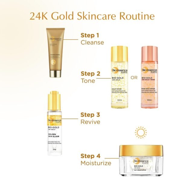 24K Gold Radiance Face Cleanser, Niacinamide Face Wash for Women, Collagen Amino Acid, Hydrating Face Cleanser for Glowing Skin, Ideal for All Skin Types, Antioxidant, Anti Ageing, 100g 3.53