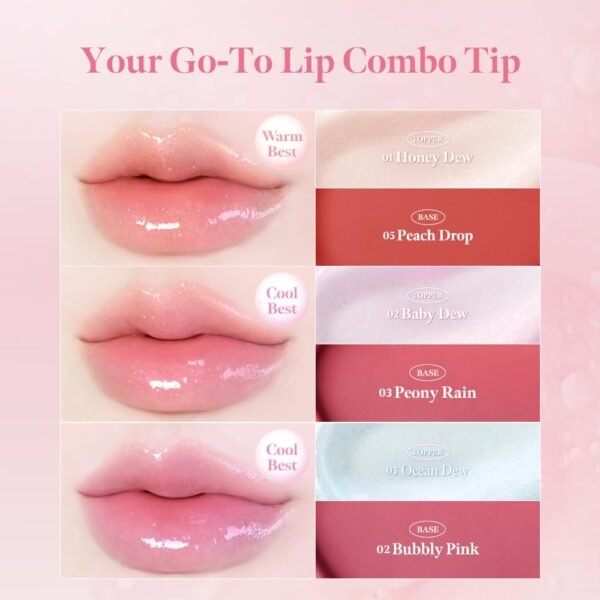 61DRT-xDmWL._SL1000_.jpg MILKTOUCH Dew Stain Sheer Lip Gloss (06 Rose Demure, 0.14 Fl Oz (Pack of 1))