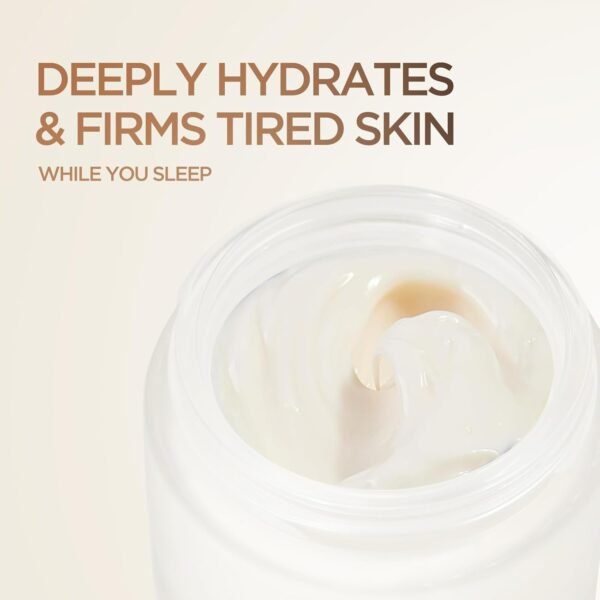 Night Cream for Women – Firming & Tightening Face Moisturizer with Niacinamide, Peptides, Hyaluronic Acid & Vitamin E – Hydrating Skincare for Dry, Mature Skin, 1.76 fl.oz