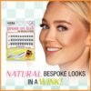Ardell Winks Press On Eyelash Extensions, Natural - DIY Lash Clusters, 30 Individual Lashes, Natural Look Lashes with Applicator, 1 Pack