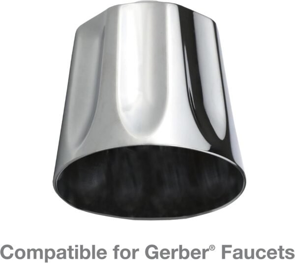 DANCO Bathtub and Shower 3-Handle Remodel/Rebuild Trim Kit for Gerber Faucets | Knob Handle | 11B-1H, 11B-1C, 11B-4D | Chrome (39617)