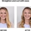 61E9pzSVfL._AC_SL1200_.jpg L'ANGE HAIR Aplatir Ceramic 1" Flat Iron | Adjustable Temp & Dual Voltage Hair Straightener | Tourmaline-Infused Plates for Smooth, Frizz-Free Styling | 1 Inch Styling Tool (Black)
