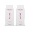 Native Body Wash Contains Naturally Derived Ingredients | For Women & Men, Sulfate, Paraben, & Dye Free Leaving Skin Soft and Hydrating | Cherry & Vanilla Macaron 18 oz - 2 Pk
