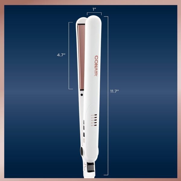 61E6j4DqCcS._AC_SL1500_.jpg Conair Double Ceramic Flat Iron, 1-inch