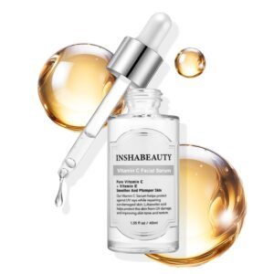 61EA0ib2xcL._SL1500_.jpg Vitamin c face serum with hyaluronic acid and vitamin e,Skin care, Anti ageing,Anti wrinkles, Smoother and Plumper Skin beauty products 1.35 fl oz