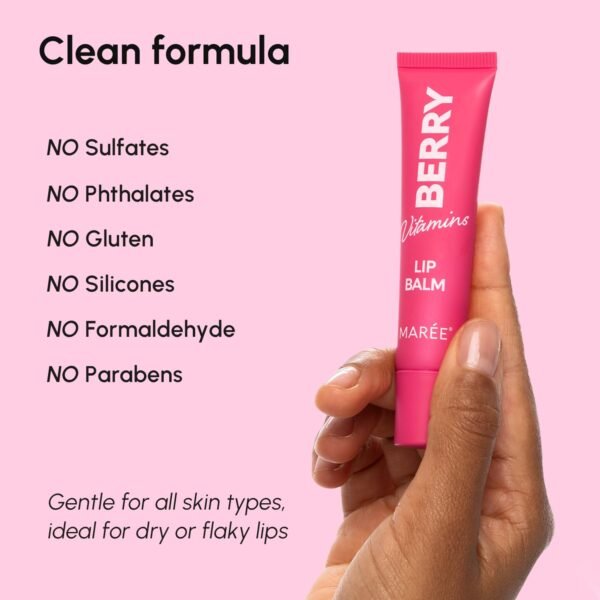 MAREE Lip Moisturizer - Lip Balm Hydrating - Moisturizing Lips Butter Balm Summer Essentials - Peptide Lip Treatment - Lipbalm Moisturizer for Very Dry Lips Care - Balsamo Labial Hidratante de Labios