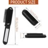 Travel Hair Brush with Mirror and Massage Comb - 2 Pack Foldable Compact Hair Styling Tools for Women and Men
