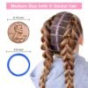 61EJTkqIMVL._SL1000_.jpg IKOCO Girls' Hair Styling Kit with 1000 Colorful Rubber Bands, 2 Topsy Tail Tools, Rat Tail Comb and Small Hair Bands
