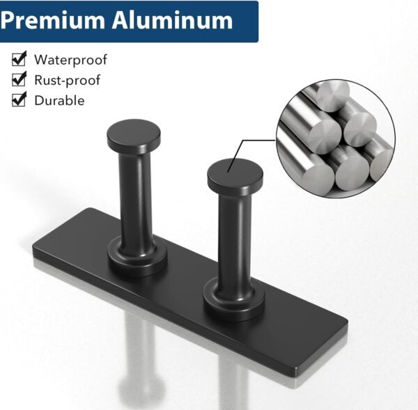 pickpiff Shower Hook Inside Razor Holder: Adhesive Waterproof Wall Hook for Hanging, Shower Accessories