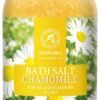 Bath Sea Salt Chamomile 21.16 Oz (600g) - Bath Salts with Natural Chamomile Extract for Bath Soak - Relaxing Bath - Body Care - Muscle Relaxation - Aromatherapy Bath Salts - Herb Bath Salt