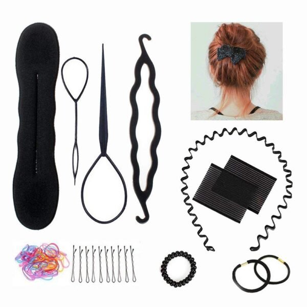 Mannequin Head with Hair, TopDirect 29" Hair Manikin Training Head Hairs Practice Cosmetology Hairs Doll Styling Hairdressing Braiding Heads with Clamp Holder and Tool Kit