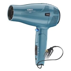 61FAHRDYYmL._SL1300_.jpg Conair Hair Dryer with Folding Handle and Retractable Cord, 1875W Travel Hair Dryer, Conair Blow Dryer