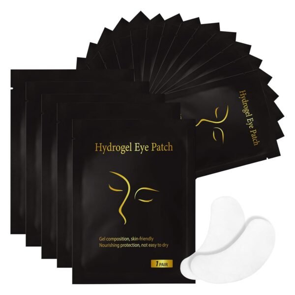 61FC0PsJnZL._SL1500_.jpg Vaincre 120 Pairs Hydrogel Under Eye Patches, Gel Eye Pads Lash Extensions, Lint Free Eyelash Lash Lift Pads for Eyelash Extension Supplies Tools