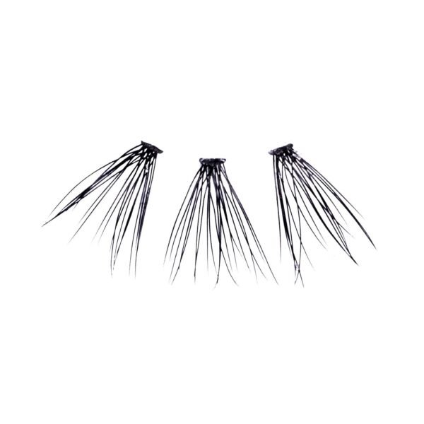 KISS Lash Couture Faux Mink Lash Extensions, Style 'Venus', Exclusive Flat-Band Technology, Short & Medium Length, 60 Individual Lash Clusters, Glue On Lashes