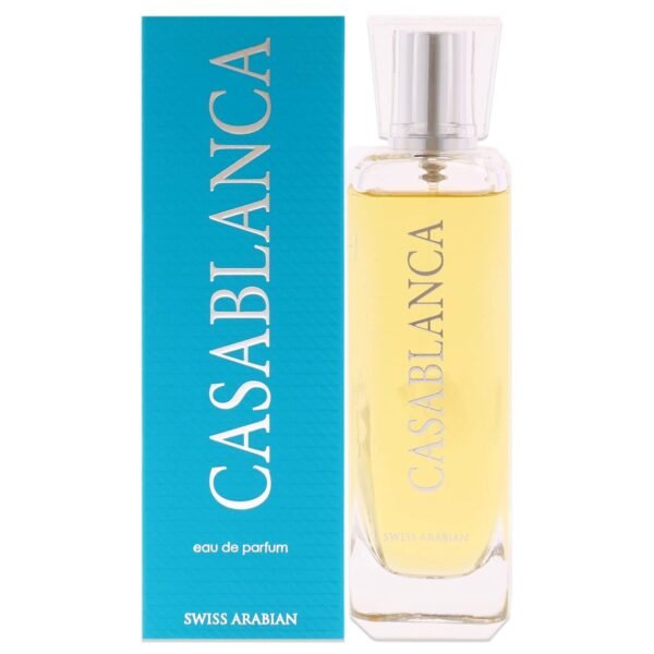 61FdEWJTQSL._SL1500_.jpg Swiss Arabian Casablanca - Luxury Products From Dubai - Long Lasting, Addictive Personal EDP Spray Fragrance - Seductive Signature Aroma - 3.4 Oz