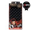 RED by Kiss Bow Wow X Twist King -Premium Luxury Twist Styler Brush with 3PCS Plastic Styling Piks, Durable Washable Afro Curl Sponge Racket for Barbers and Daily Use, Ideal for Curly, Coiled, 4C Hair