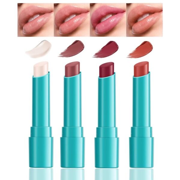 61FpZDDcGvL._SL1500_.jpg 4 Pcs Lip Tint Hydrating, Moisturizing Lip Oil Balm, Long Lasting Waterproof Lip Gloss Non-Stick Cup Lipstick Set, Natural Ingredients Strong Moisturizing Lipstick, Glossy Lip Tint Stain for Women