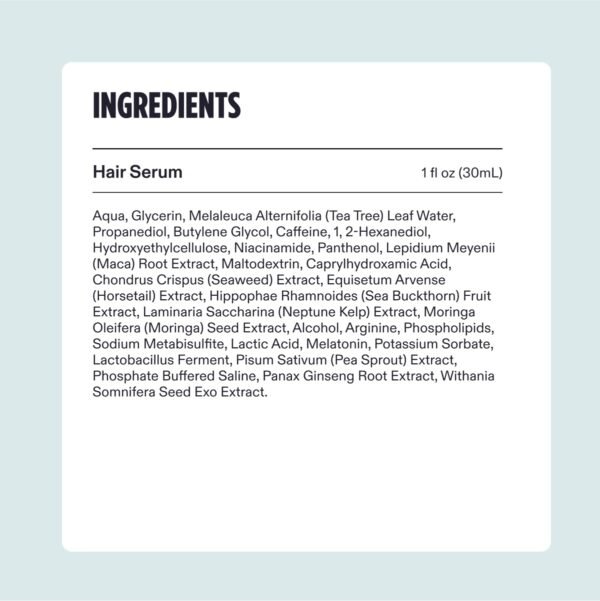 Nutrafol Men's Hair Serum, Clinically Tested to Support Visibly Thicker Hair and Scalp Coverage, Lightweight and Non-Greasy, for Daily Use - 30mL, 1 Bottle