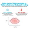 Lip Ice Pack for Cosmetic (10 PCS)，Ice Pack After lip ice treatment, reusable ice pack lip shape ice pack to relieve pain and relax lips, anti-aging lip care ice pack to reduce lip swelling