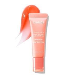 61GgOd6nmqL._SL1500_.jpg LANEIGE Lip Glowy Balm: Sheer Tinted Lip Moisturizer with Shea Butter, for Hydrating Shine & Soft Lips