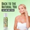 Pure Skin Moisture Face and Body Stick,All Natural Organic Skincare,anti ageing,jojoba,coconut,coccoa butter,vegan,fragrance free,lips,tattoo,hands,heels,made in USA
