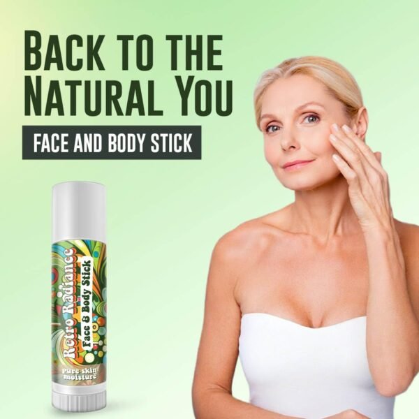 Pure Skin Moisture Face and Body Stick,All Natural Organic Skincare,anti ageing,jojoba,coconut,coccoa butter,vegan,fragrance free,lips,tattoo,hands,heels,made in USA