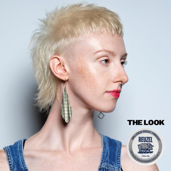 REUZEL Clay Matte Pomade, Medium All Day Hold, Water Soluble Styling, No Shine and Flake Free, Easy To Wash Out, For All Hairstyles