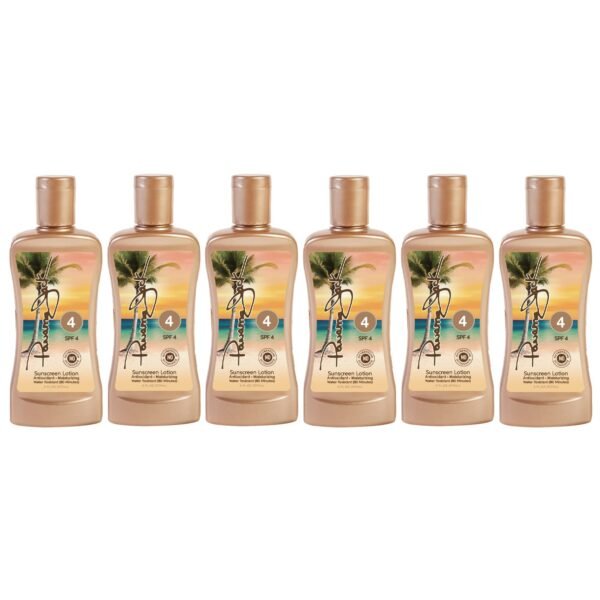 Panama Jack Sunscreen Tanning Lotion - SPF 4, PABA, Paraben, Gluten & Cruelty Free, Antioxidant Moisturizing Formula, 6 FL OZ (Pack of 1)