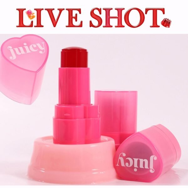 61Hfi9jmdEL._SL1200_.jpg Multi-Use Water Jelly Tint Stick Sheer Lip & Cheek Stain Finish, 3-In-1 Cheek Blush & Eyeshadow & Lip Tinted Long-Lasting Moisture - 1,000+ Swipes Per Stick (# 04, 0.32oz)